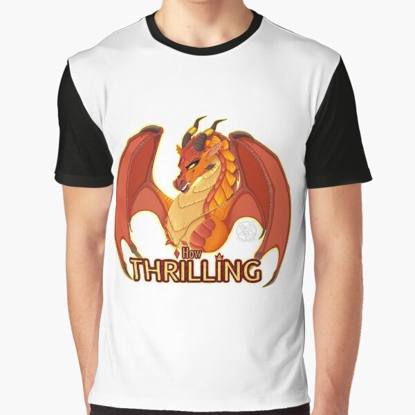 WINGS OF FIRE: Queen Scarlet "How thrilling" Graphic T-Shirt RB1509 product Offical wings of fire Merch