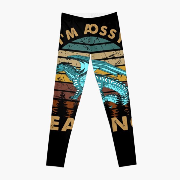 retro bossy wings of fire dragon beautiful art Leggings RB1509 product Offical wings of fire Merch