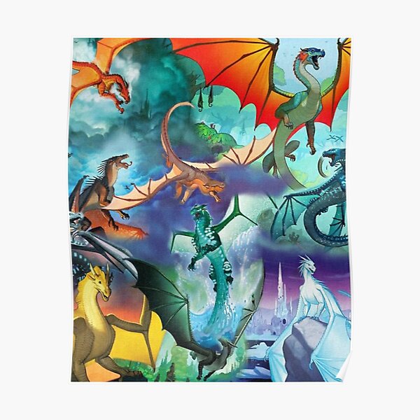Wings of fire all dragon Series Poster RB1509 product Offical wings of fire Merch
