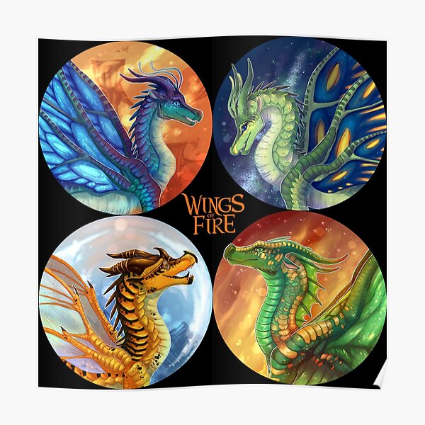 Wings of Fire - Heroes of the Lost Continent Poster RB1509 product Offical wings of fire Merch