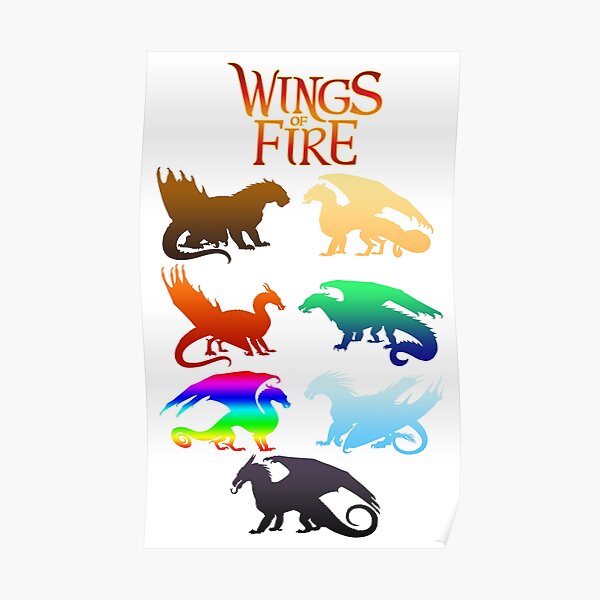 Wings of Fire Tribes Poster RB1509 product Offical wings of fire Merch