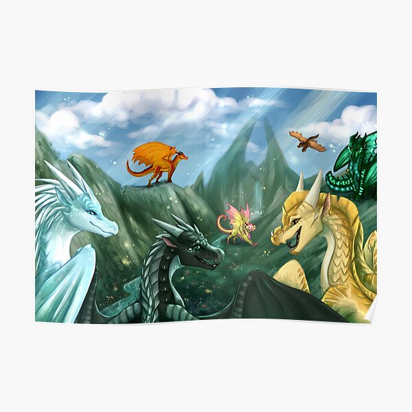 Wings of Fire - Welcome to Jade Mountain Poster RB1509 product Offical wings of fire Merch