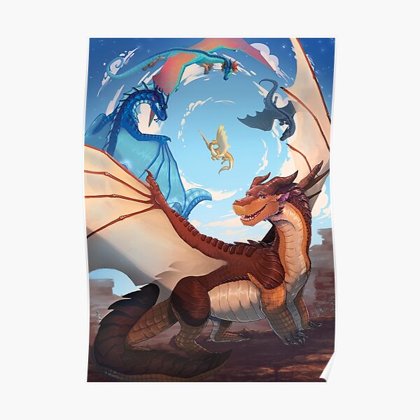 Wings of Fire - Clay and the Dragonets of Destiny Poster RB1509 product Offical wings of fire Merch