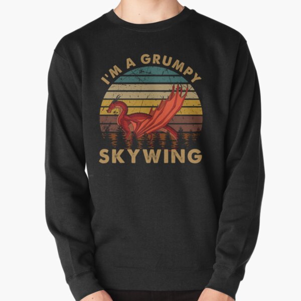 Grumpy wings of fire dragon beautiful art Pullover Sweatshirt RB1509 product Offical wings of fire Merch