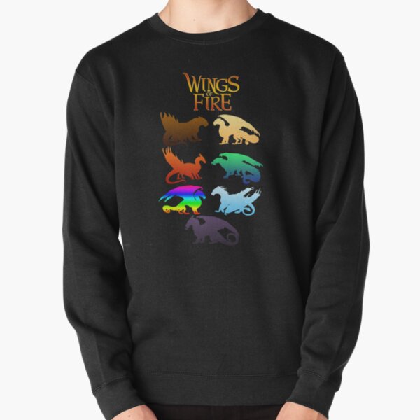 color nightwing wings of fire dragon beautiful art Pullover Sweatshirt RB1509 product Offical wings of fire Merch