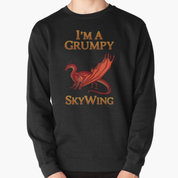 Skywing nightwing wings of fire dragon beautiful art Pullover Sweatshirt RB1509 product Offical wings of fire Merch