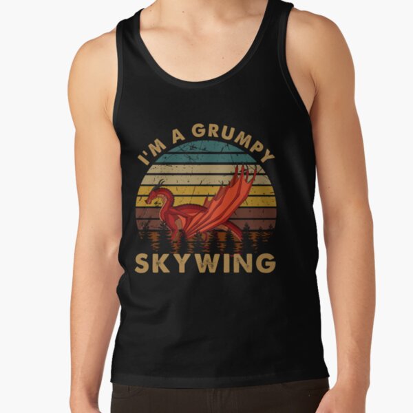 Grumpy wings of fire dragon beautiful art Tank Top RB1509 product Offical wings of fire Merch
