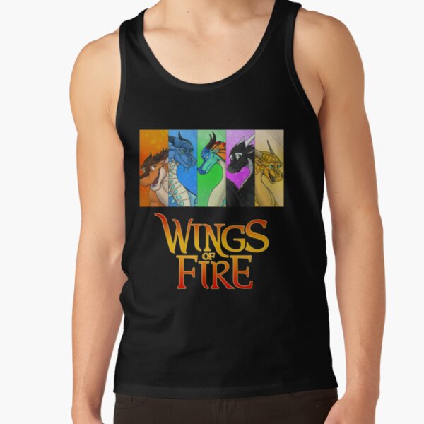 four wings of fire dragons beautiful art Tank Top RB1509 product Offical wings of fire Merch