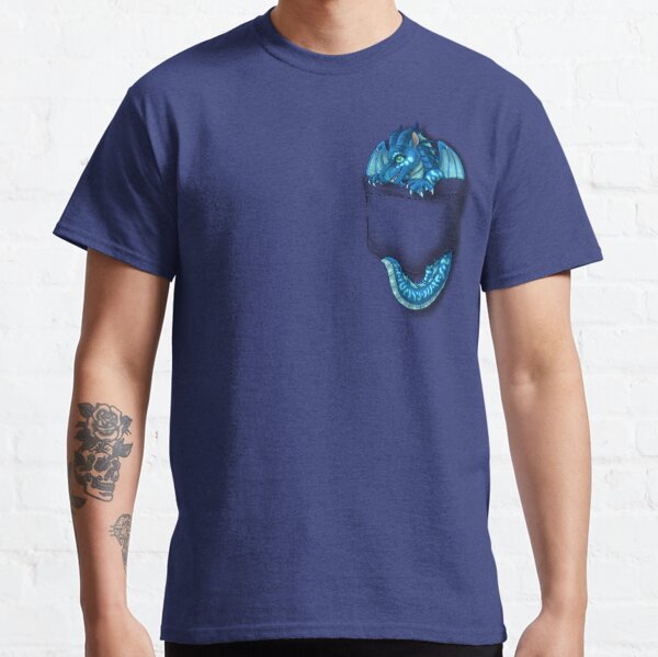 Wings of Fire - Pocket Tsunami Dragon Classic T-Shirt RB1509 product Offical wings of fire Merch