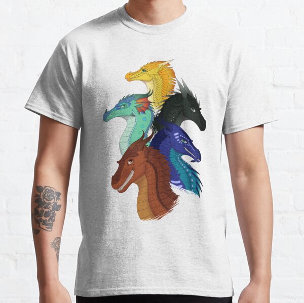 Wings of Fire First Arc Main Characters Classic T-Shirt RB1509 product Offical wings of fire Merch