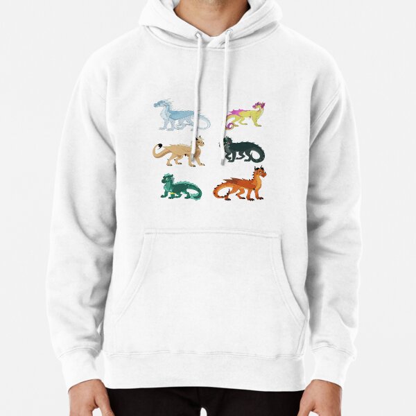 Wings of Fire - Jade Academy arc sticker set Pullover Hoodie RB1509 product Offical wings of fire Merch