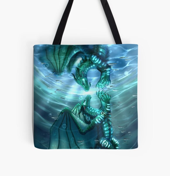 Wings of Fire - Fathom and Turtle All Over Print Tote Bag RB1509 product Offical wings of fire Merch