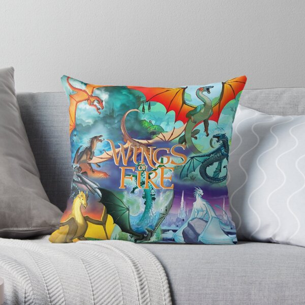 Wings of fire all dragon Series Throw Pillow RB1509 product Offical wings of fire Merch