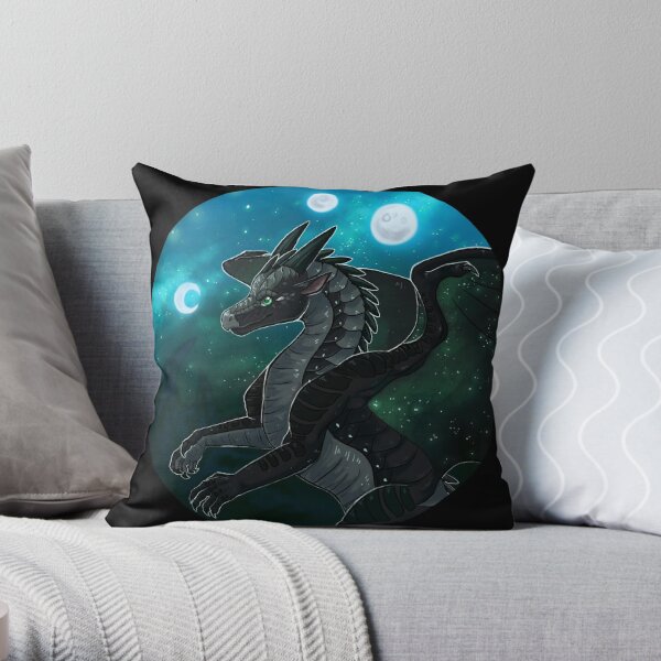 Wings of Fire - Moonwatcher Throw Pillow RB1509 product Offical wings of fire Merch