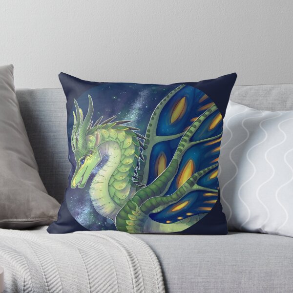 Wings of Fire - Luna the SilkWing Throw Pillow RB1509 product Offical wings of fire Merch