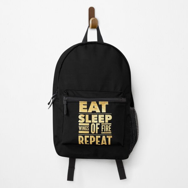 Eat Sleep Wings of Fire Repeat #3 Backpack RB1509 product Offical wings of fire Merch