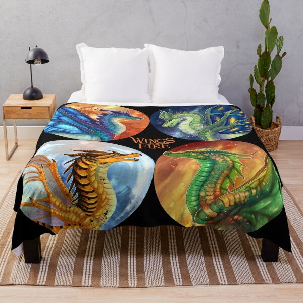 Wings of Fire - Heroes of the Lost Continent Throw Blanket RB1509 product Offical wings of fire Merch