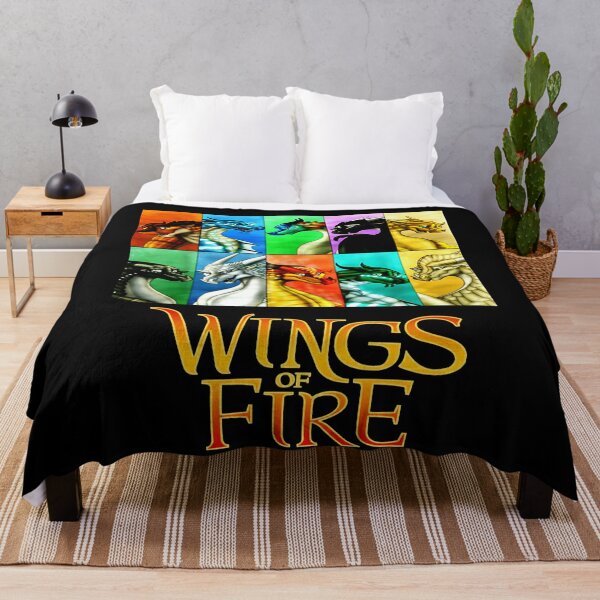 teen wings of fire dragons beautiful art Throw Blanket RB1509 product Offical wings of fire Merch