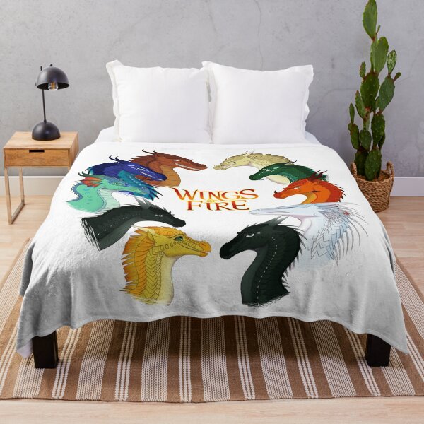 Wings of Fire - All Together Throw Blanket RB1509 product Offical wings of fire Merch