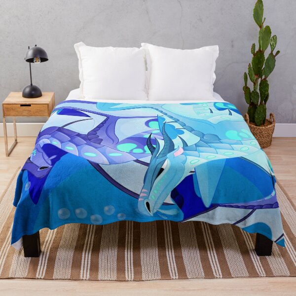 Wings of Fire  - Tsunami & Riptide Throw Blanket RB1509 product Offical wings of fire Merch