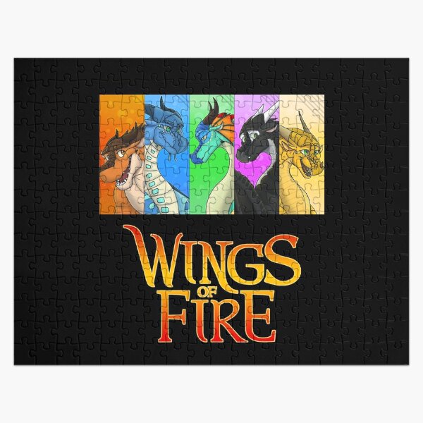 four wings of fire dragons beautiful art Jigsaw Puzzle RB1509 product Offical wings of fire Merch