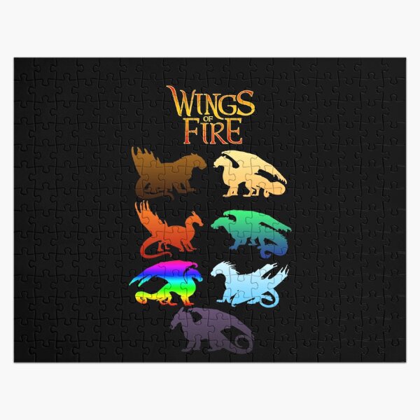color nightwing wings of fire dragon beautiful art Jigsaw Puzzle RB1509 product Offical wings of fire Merch